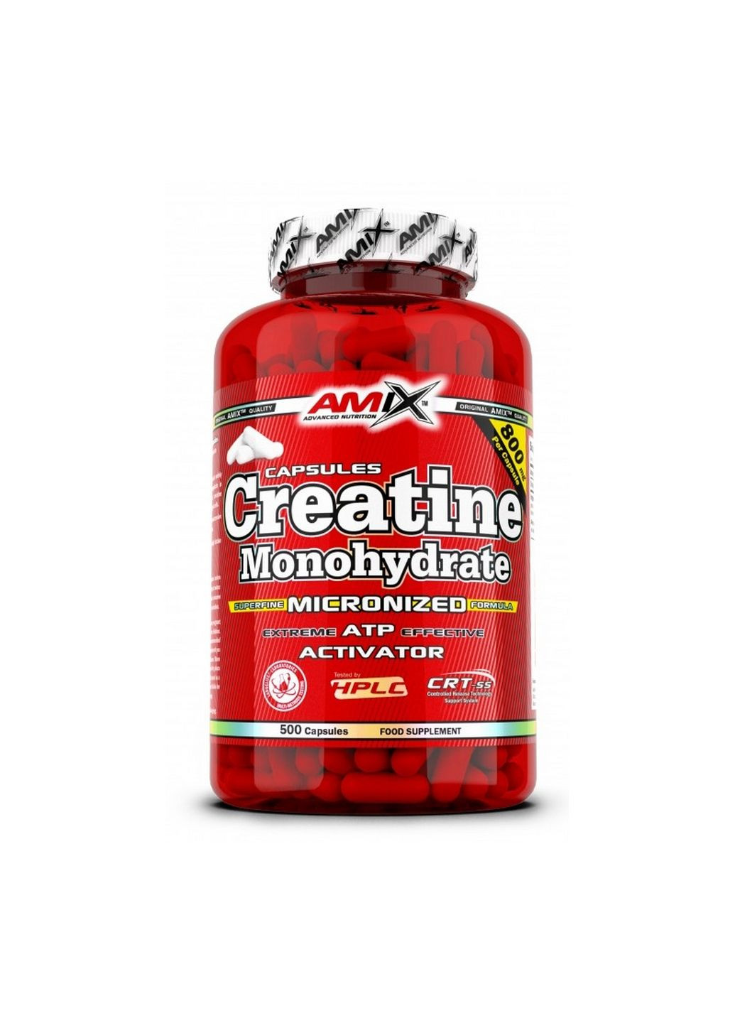 Креатін Creatine Monohydrate, 500 капсул Amix Nutrition (293343179)