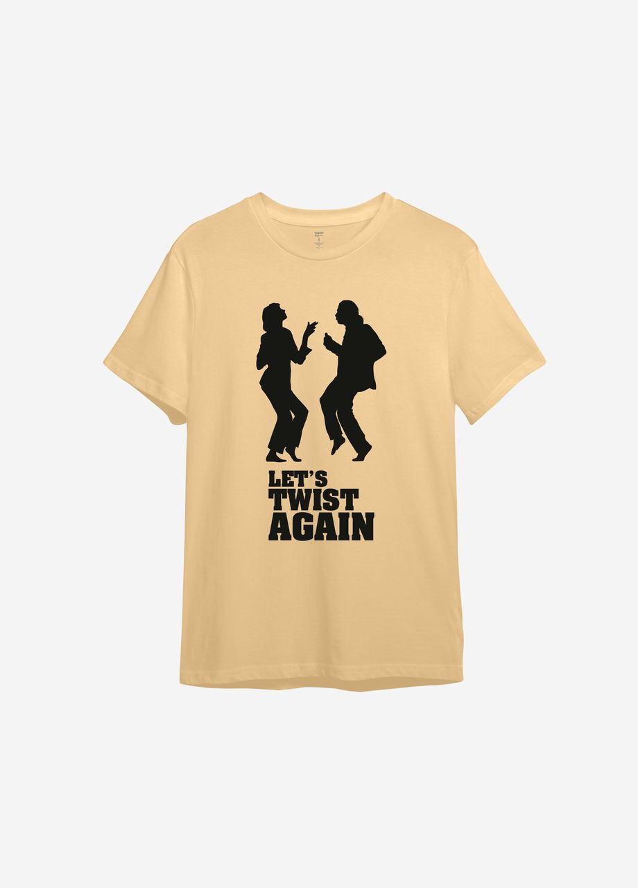 Койот футболка с принтом "let’s twist again" ТiШОТКА