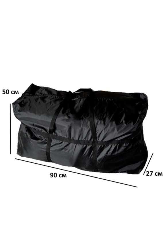 Нейлоновая сумка для хранения вещей с ручками L HS90-black 90x50x30 см () Organize (276838308)