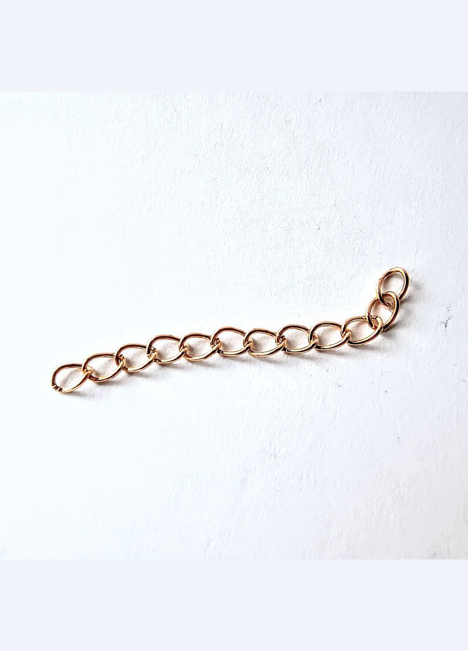 Ланцюжок-подовжувач Подовжувач пласка ланка Натуральне золото 50 мм Finding (328942947)