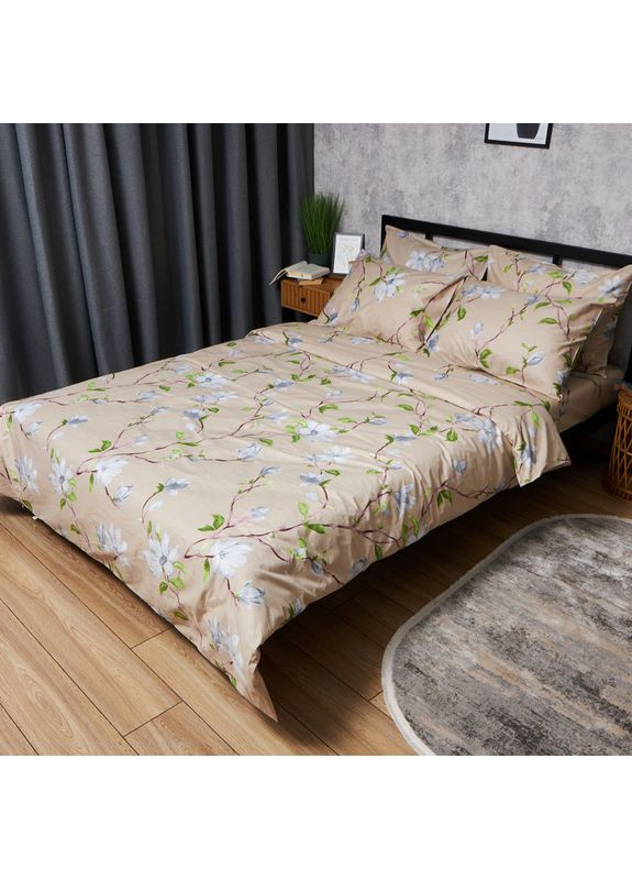 Комплект постельного белья Satin Elit «» Евро 200х220 наволочки 2х70х70 (MS-820008412) Moon&Star Magnolia Dream (356112780)