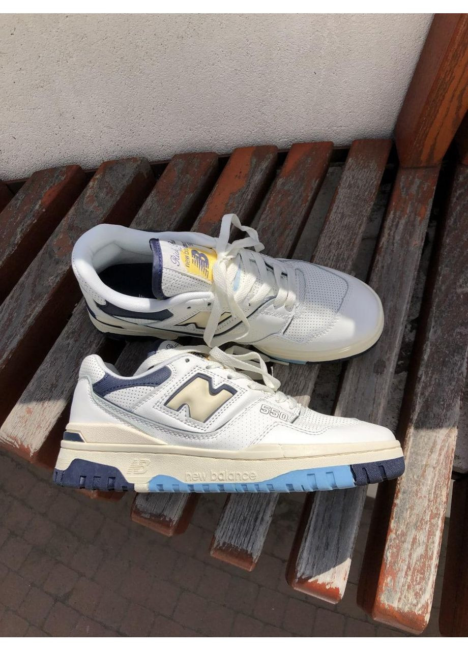 КРОССОВКИ ЖЕНСКИЕ NEW BALANCE 550 X RICH PAUL CREAM НЬЮ БЕЛАНС 550 No Brand бежевые демисезоны (369391313)