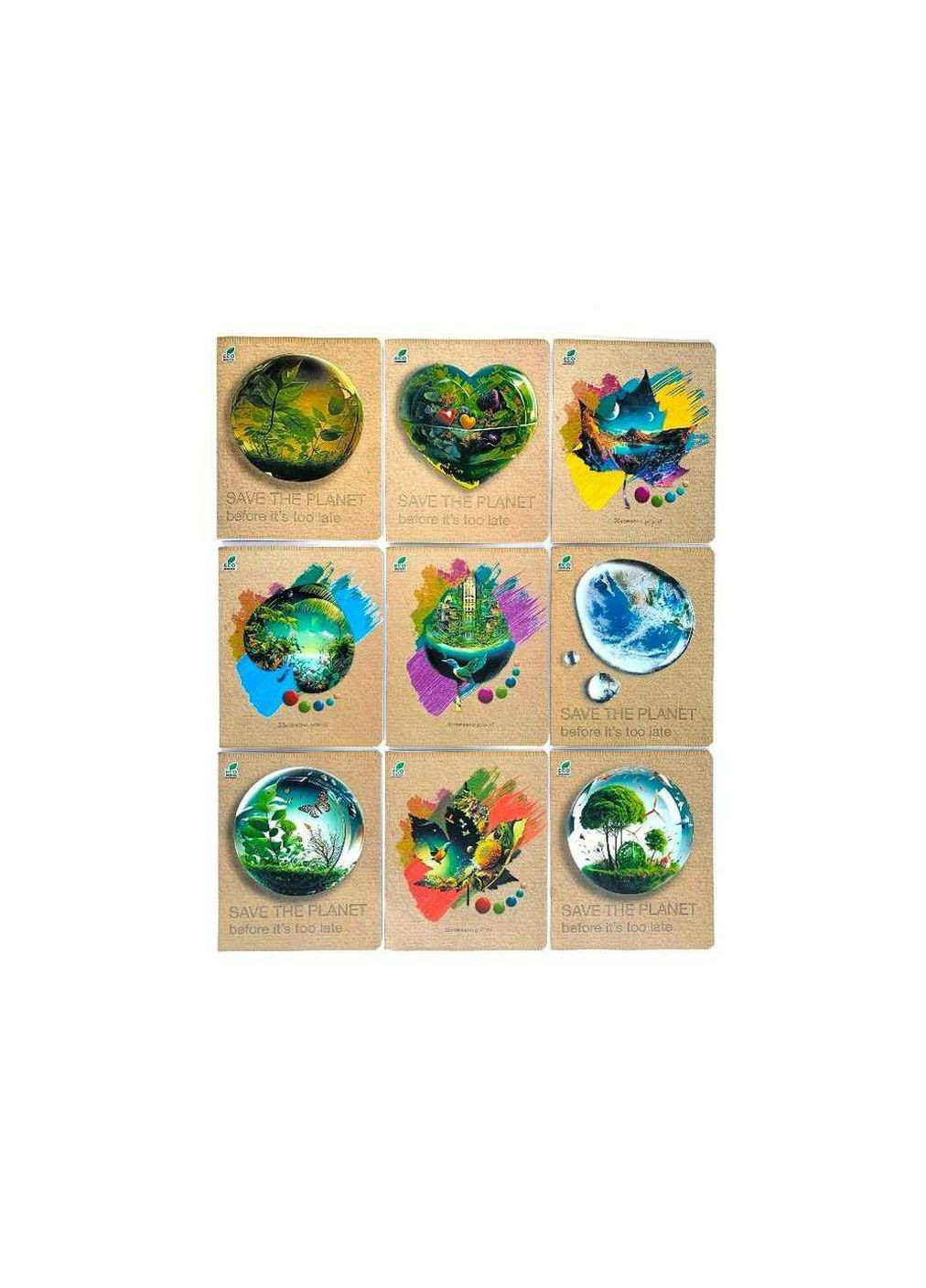 Тетрадь в клеточку 96л. 10шт/уп Твердая ТЕ41702 Экокартон Back brown Тетрада (354338997)