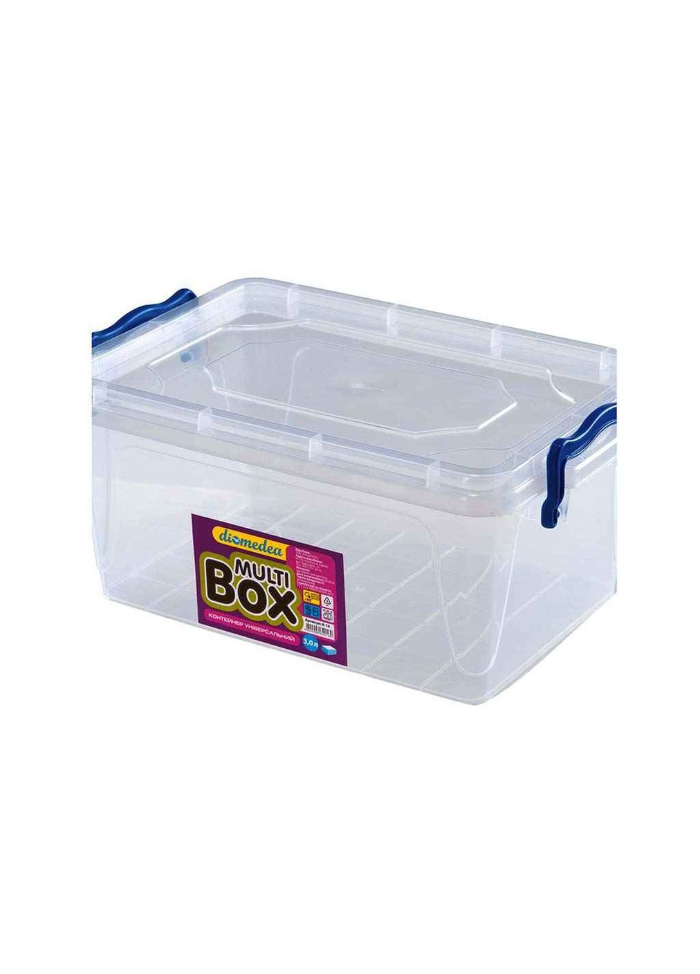 Контейнер 3л універсальний прямокутний з ручками №16 Diomedea (346393540)