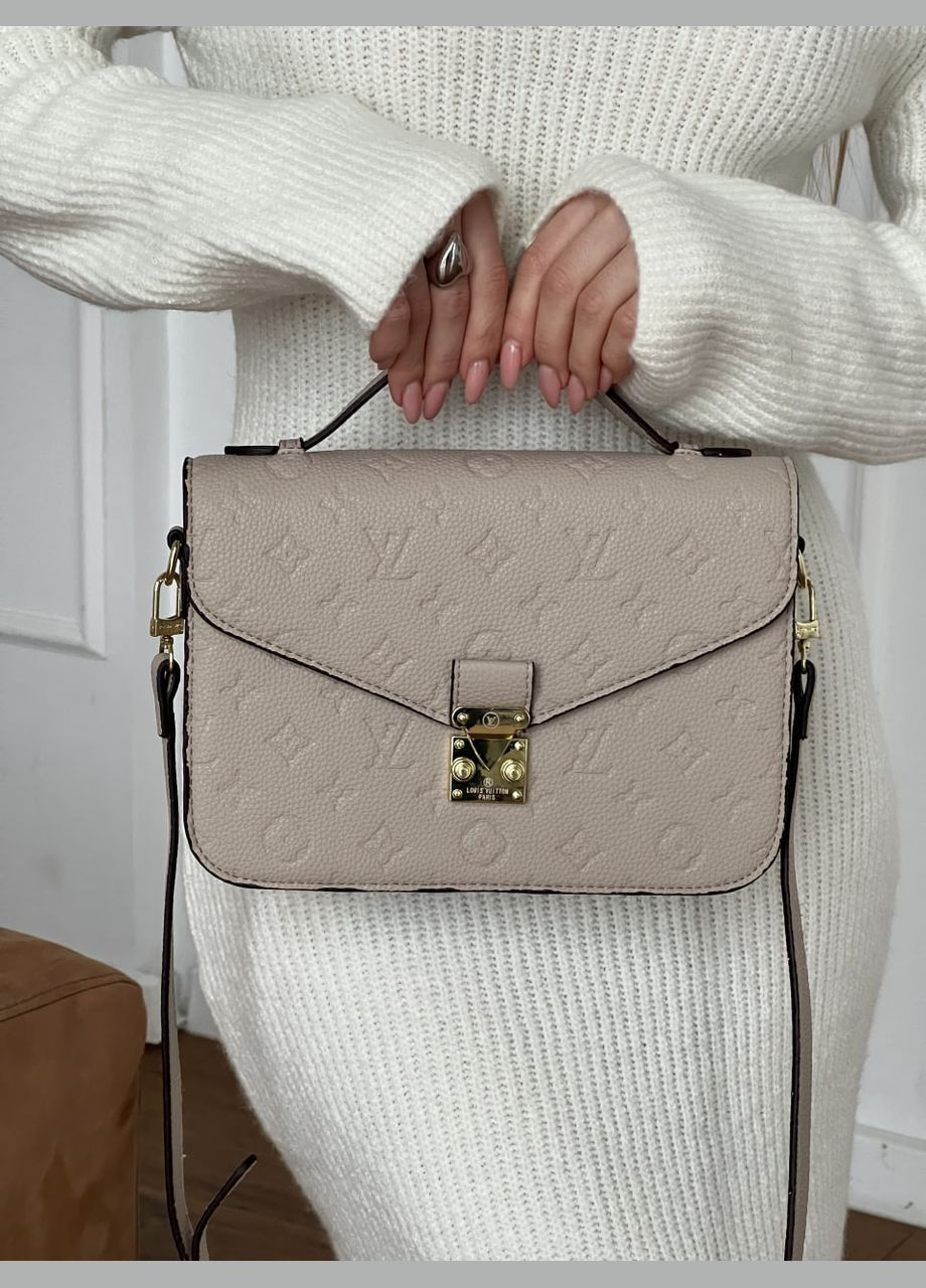 Сумка Луи Витон Pochette LUX Medium size бежевый No Brand (322505916)