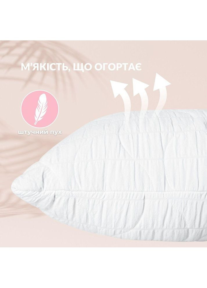 Набор постельный CloudDream евро одеяло 200х220 + 2 шт подушки 50х70 белый, искусственный пух IDEIA (362587124)