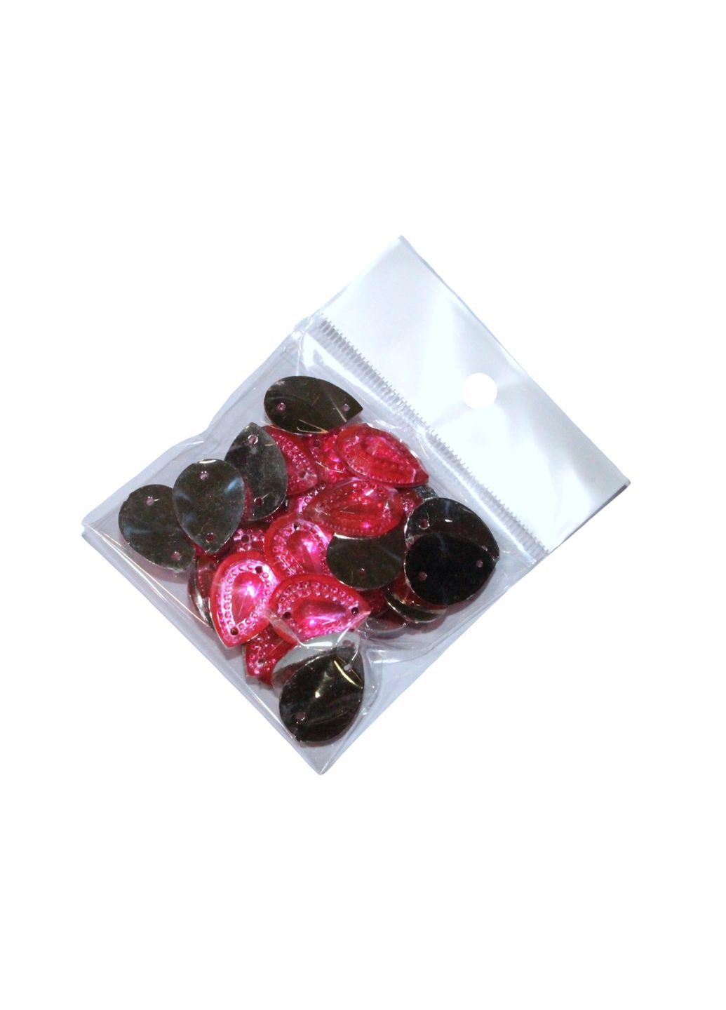 Камни пришивные Капелька точка 12х17мм/30шт Розовый FROM FACTORY EYH (340464670)