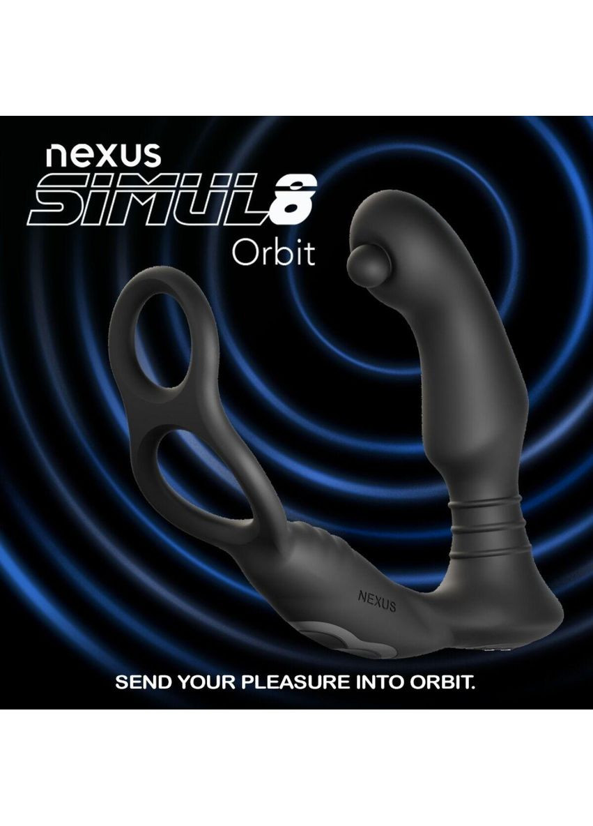 Стимулятор простаты Nexus SIMUL8 Orbit Edition с эрекционным кольцом No Brand (366879381)