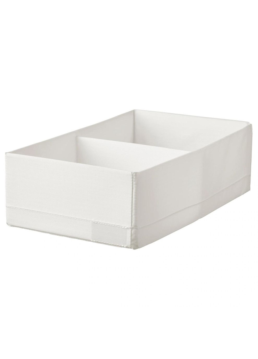 Ящик з відділеннями ІКЕА STUK 20х34х10 см білий (60474425) IKEA (267901916)