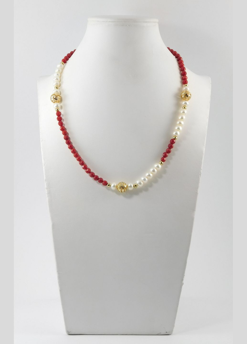 Намисто "Поцілунок" Корал, Перли Fursa fashion (322313426)