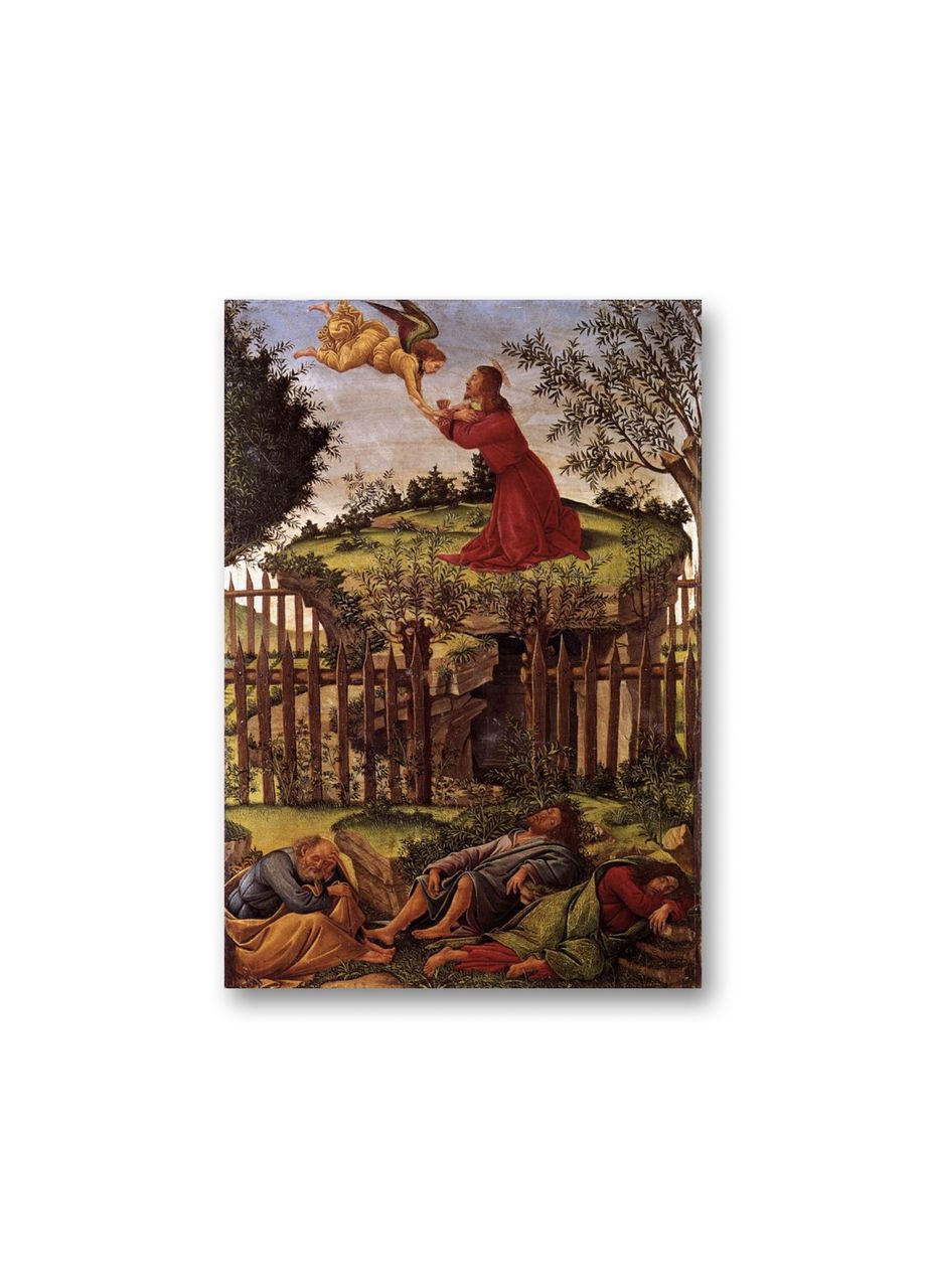 Друк на полотні Моління про чашу Сандро Боттічеллі 50x70 No Brand (346494669)