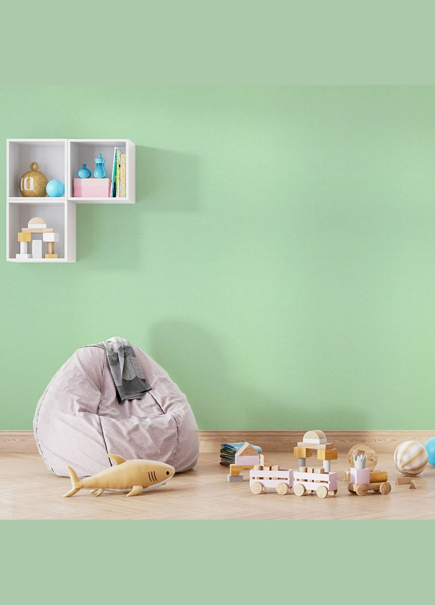 Самоклеющиеся обои светло-зелено белые 2800*500*2,5мм SW-00001159 Sticker Wall (334691132)