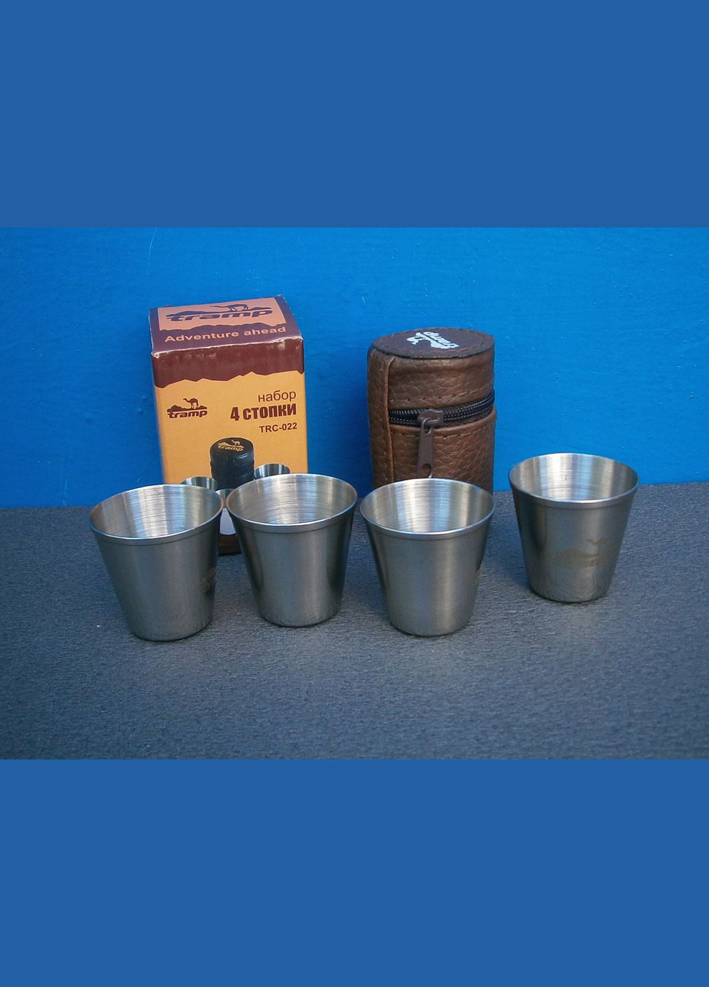 Набор 4 стопки по 25 мл TRC022 Tramp (302391679)