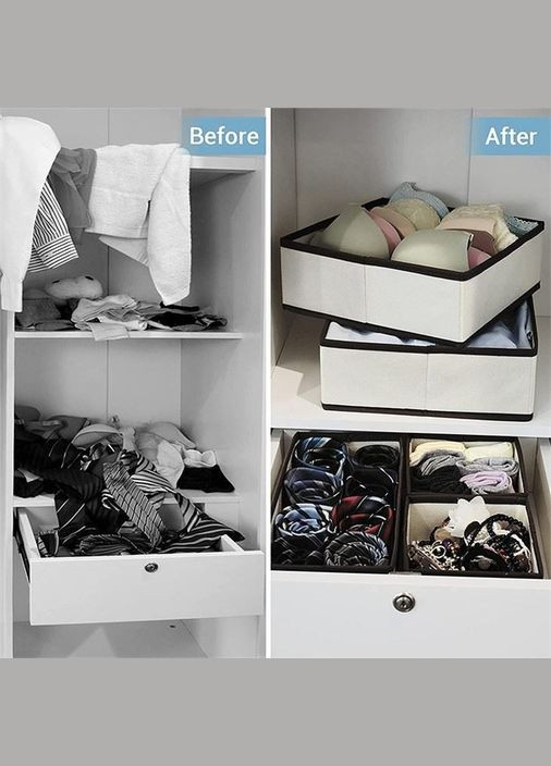 Комплект органайзеров для нижнего белья 6в1 Ярко No Brand (313452879)