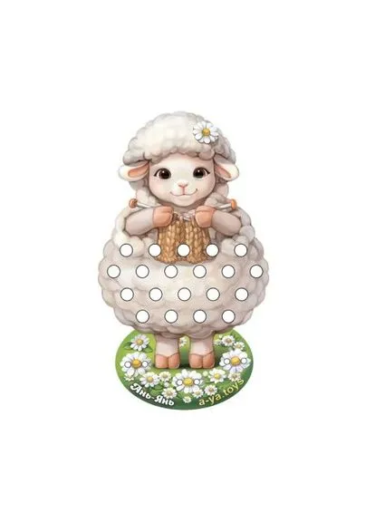Деревянная шнуровка "Овечка" Ubee (372822621)