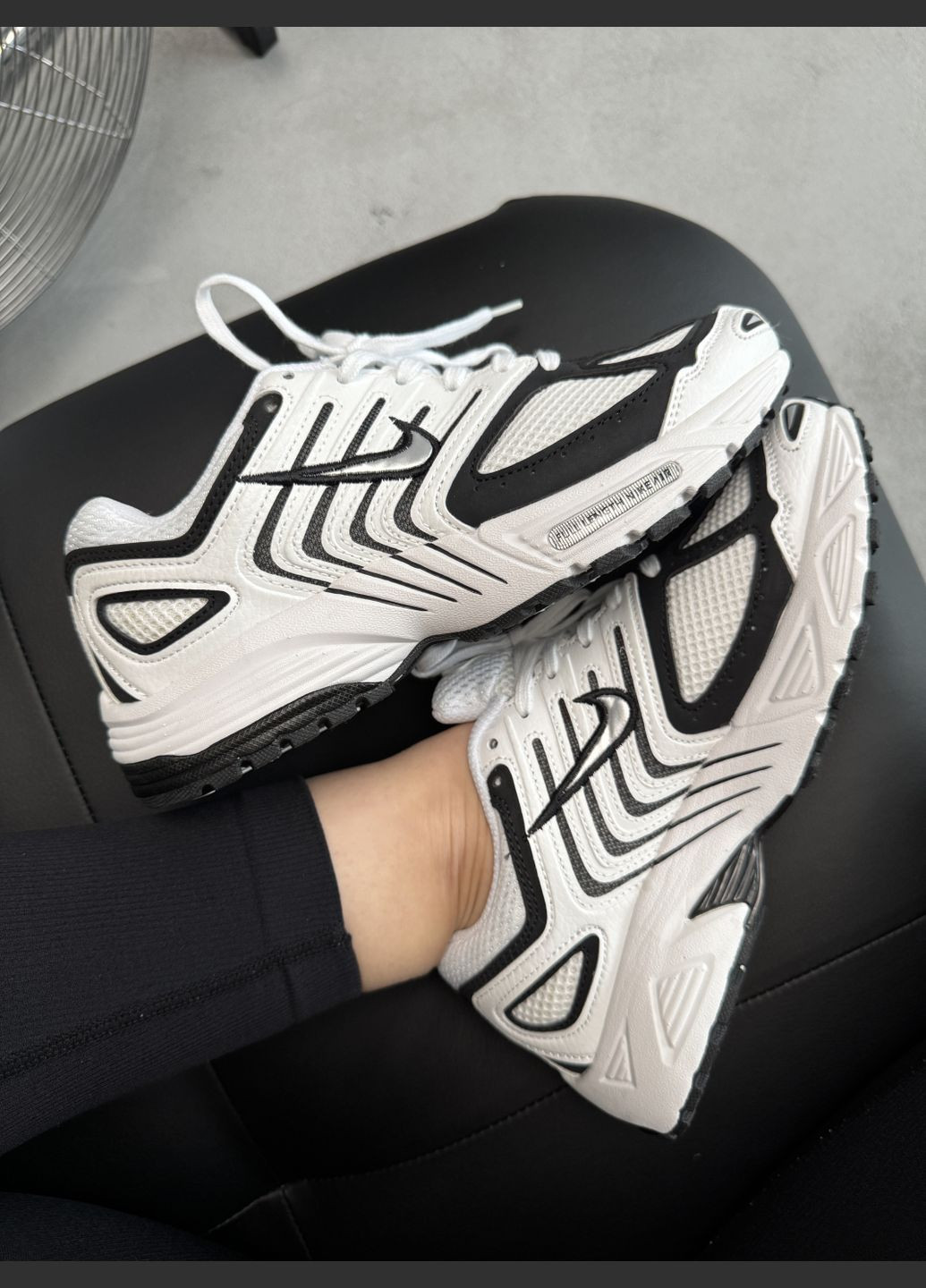 Кросівки жіночі і чоловічі Nike Air Pegasus 2K5 black white | Найк Аір Пегасус 2K5 чорно-білі No Brand чорно-білі демісезони (316091175)
