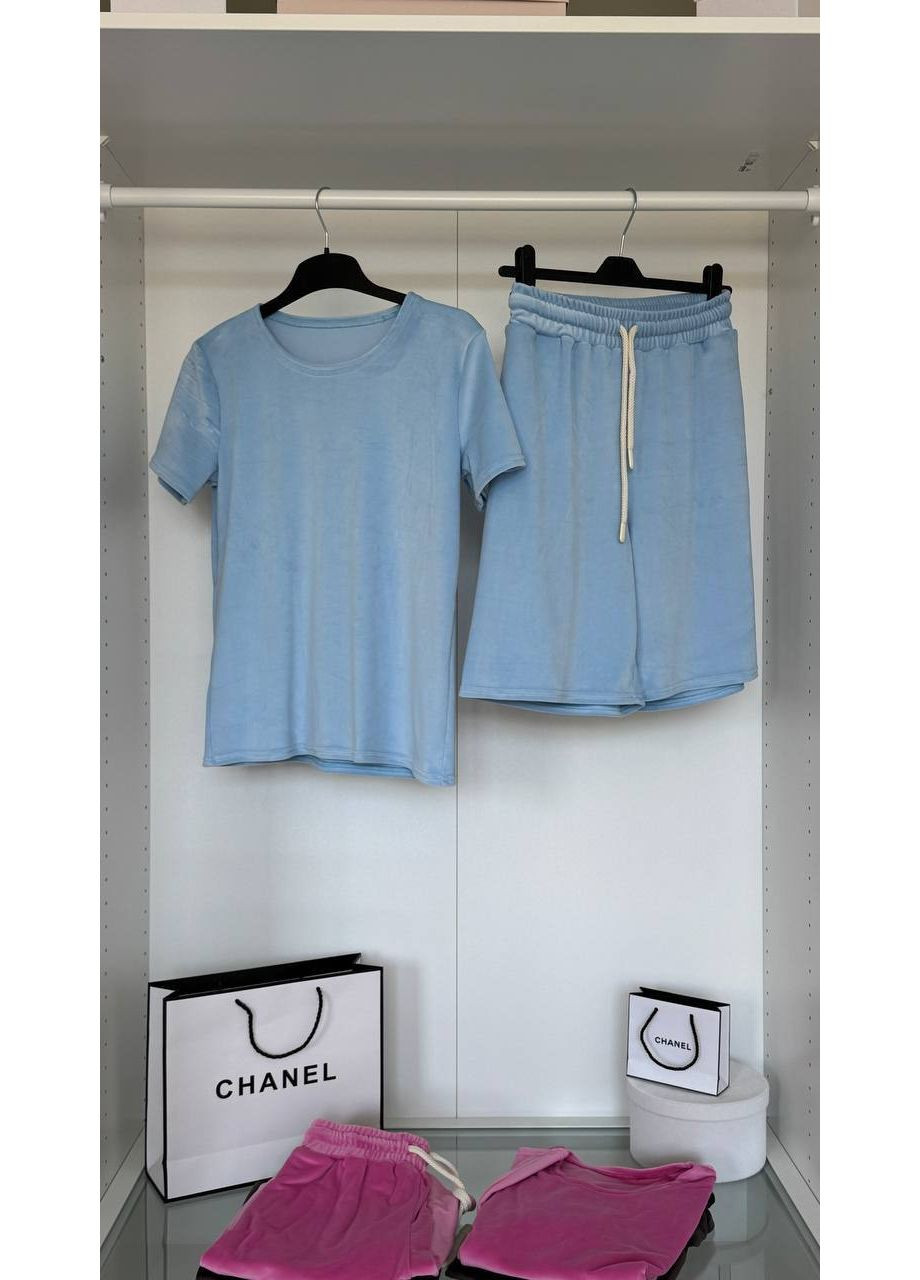 Женский летний костюм двойка: футболка и шорты Україна (353492800)