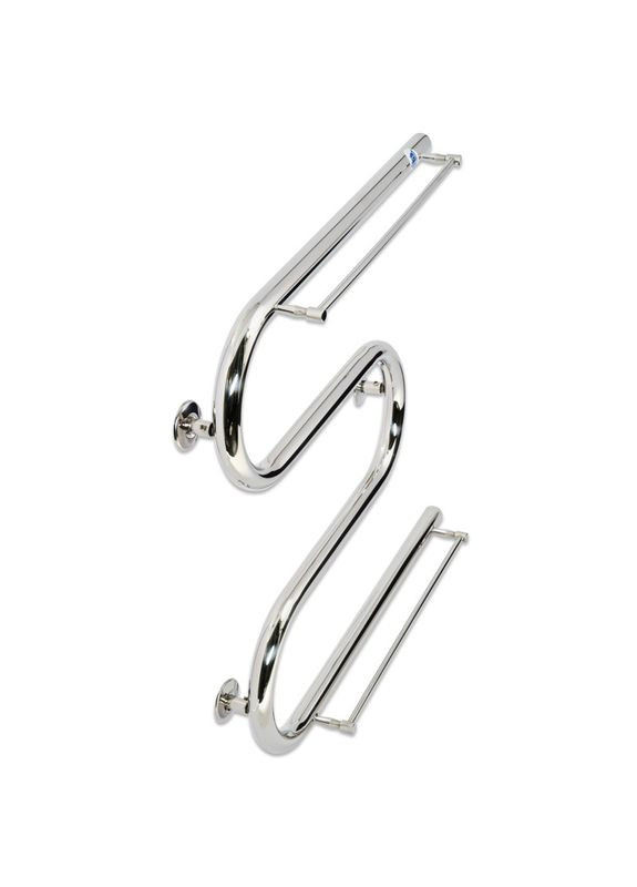 Водяное полотенцесушитель Змеевик 25 РС3 500 х 500 с 2-мя полочками 1/2'' Laris (336937991)