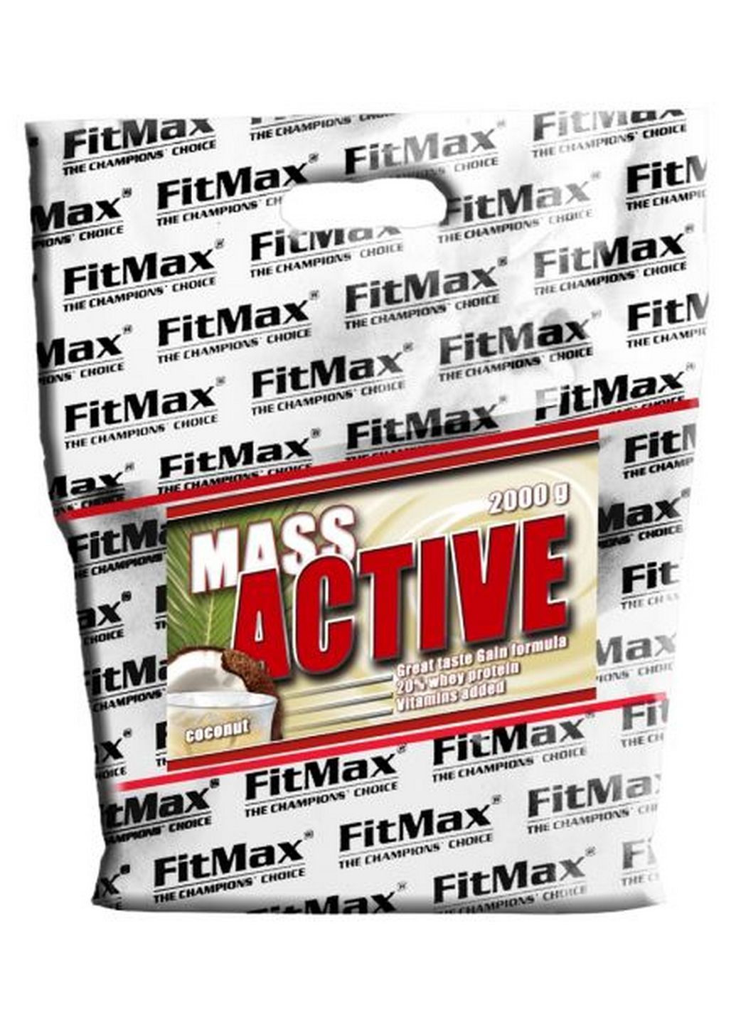 Гейнер Mass Active, 2 кг Кокос FitMax (293339234)