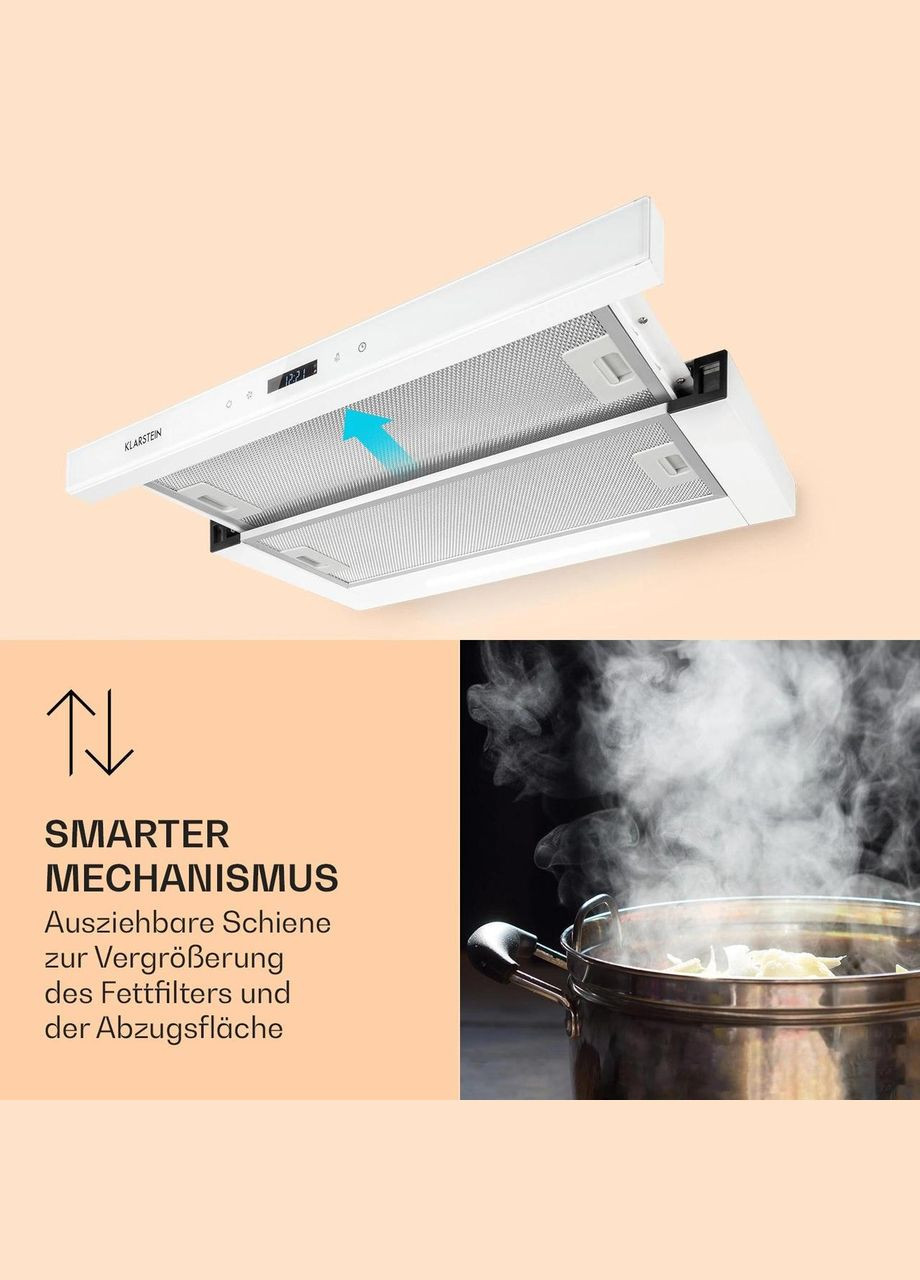 Витяжка телескопічна Mariana Neo 60 з екраном 640 м3 (10035925) Klarstein (338194812)