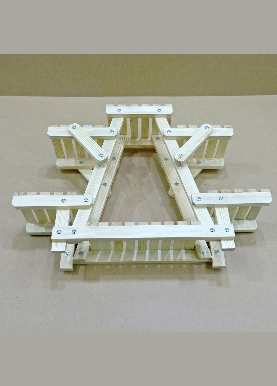 Підставка для квітів з дерева Тулуза бланже (ЦВТ-001701) No Brand (328228230)