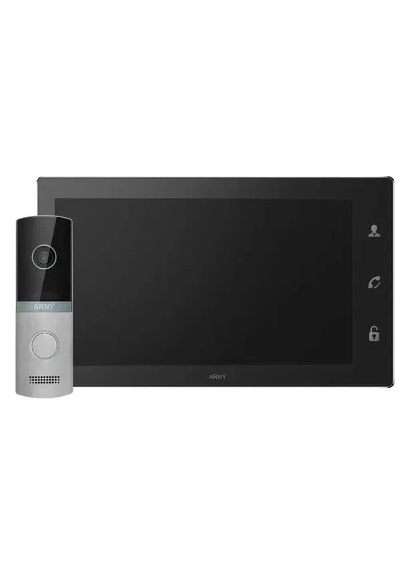 Мультиформатний комплект відеодомофону AVD-1421 (AVD-1040 2Мп IPS PiP+AVP-NG230 1Мп) Black+Silver ARNY (396310795)