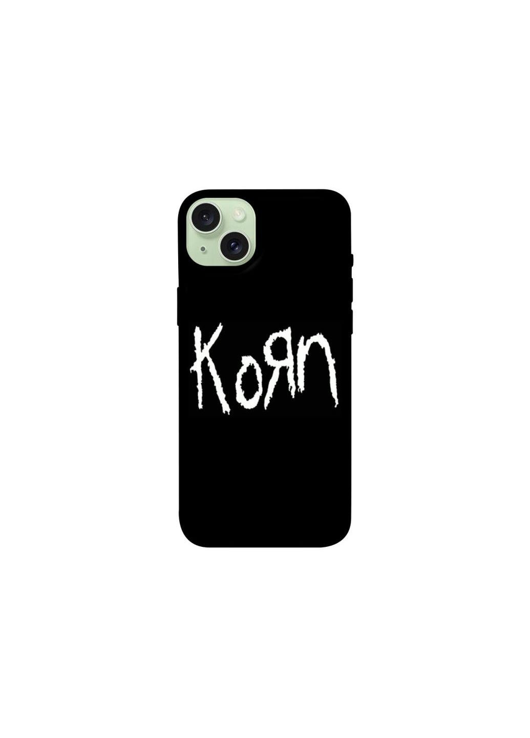 Чехол на Apple iPhone 15 Plus (6.7") Korn logo Frontalka (361108836)