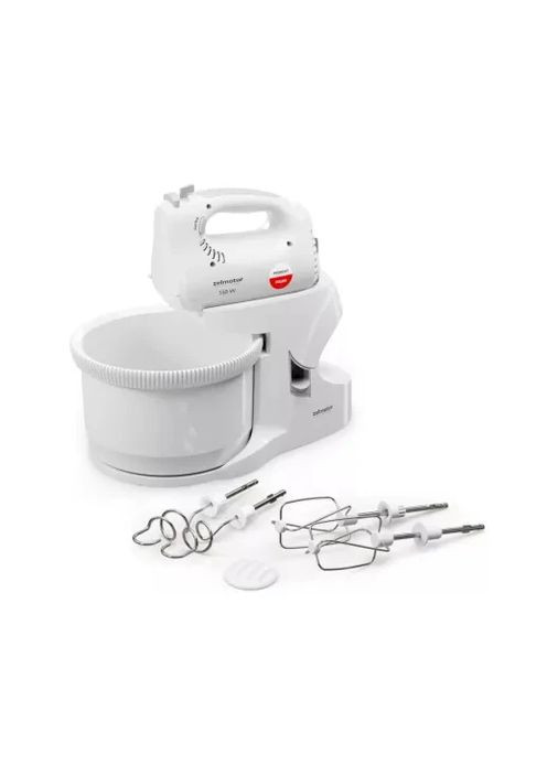 Міксер з оберт чашою 550Вт/5 нас/турбо/білий Zelmotor (360402858)