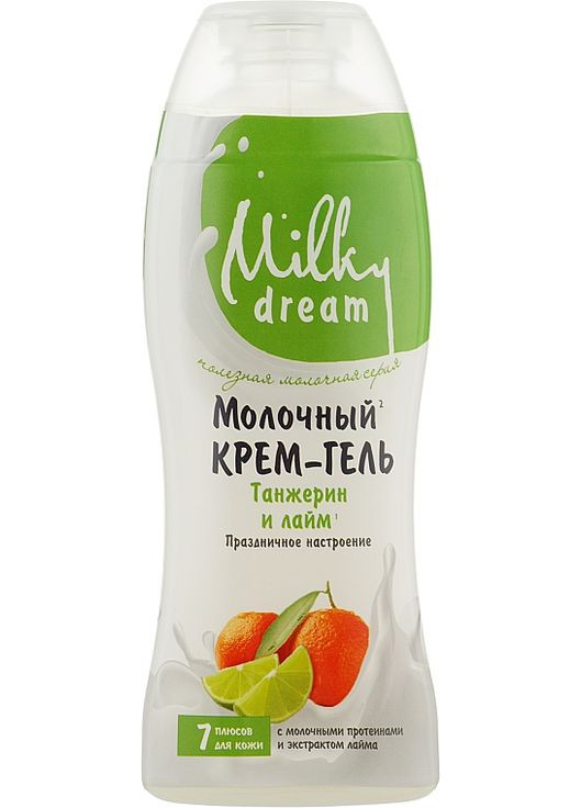 Крем-гель для душу "Танжерин і лайм" Cream Gel 300ml (446379-28990) Milky Dream (368603398)