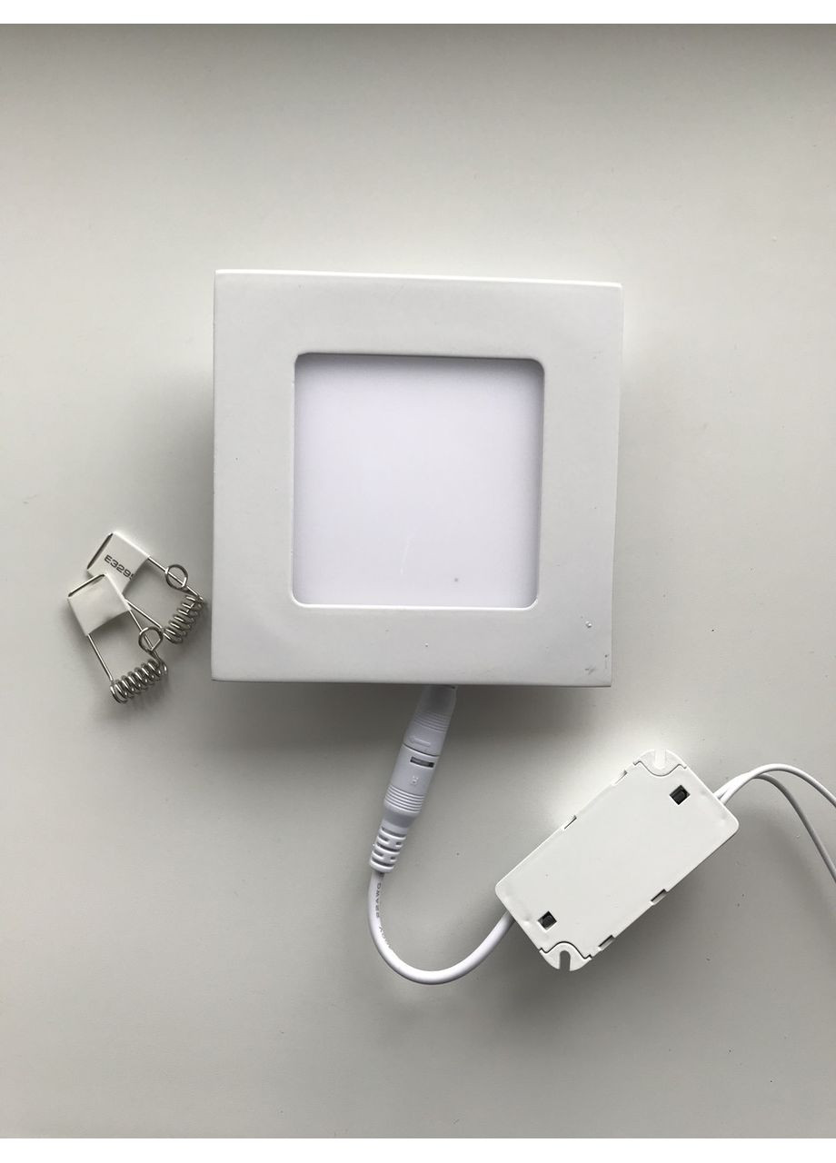 Светильник светодиодный встроенный врезной 6W 6Вт белый свет 4000К квадрат LEDStar (369369467)