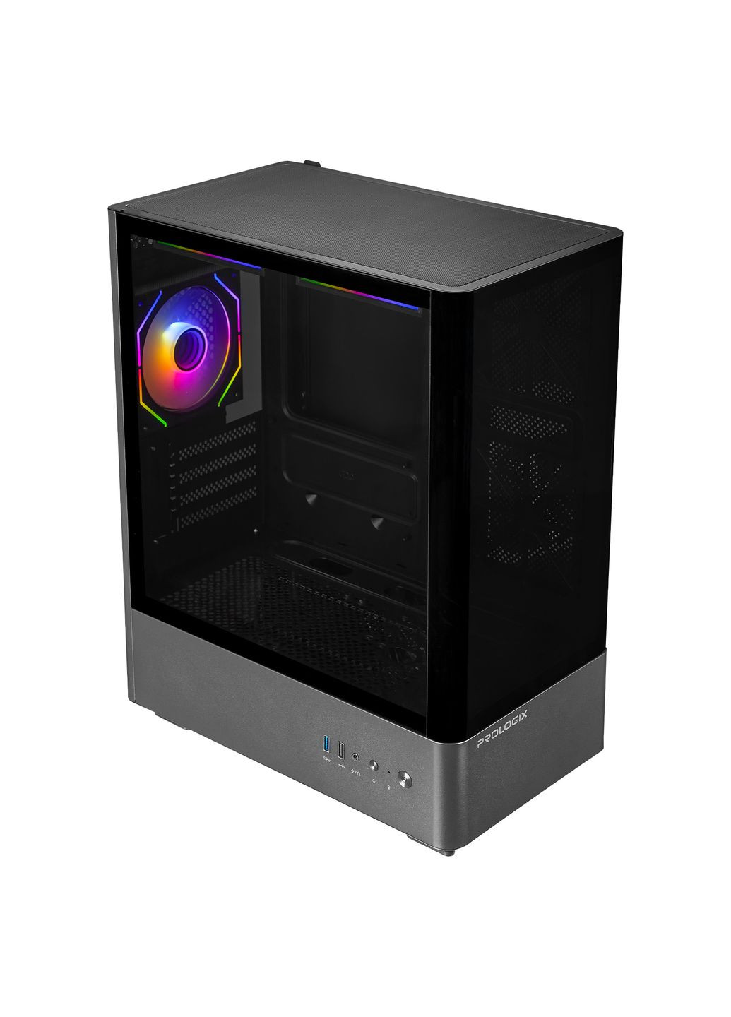 Корпус Lumi GM-01AB Glass Black Prologix (342331185)