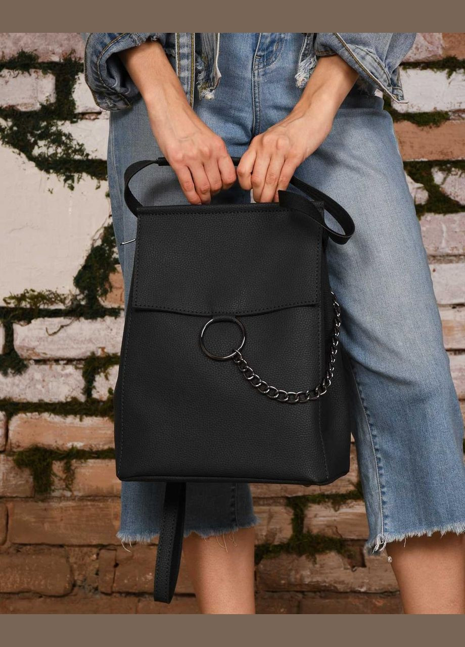 Сумка-рюкзак жіноча «Маріо» графітова Guris (354710855)