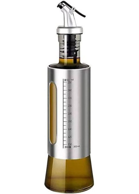 Дозатор стеклянный 300мл для масла уксуса соусов с разметкой бутылка для жидкостей Empire (368978412)