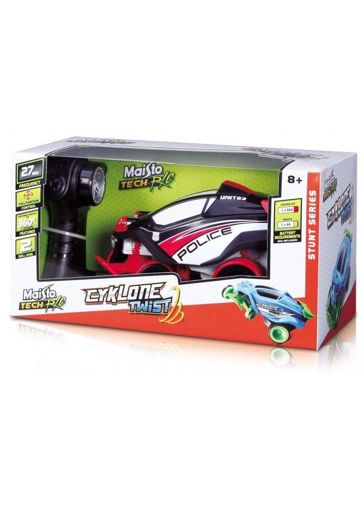 Игрушка на радиоуправлении Maisto RC Cyklone Twist красно-чёрный (367064864)
