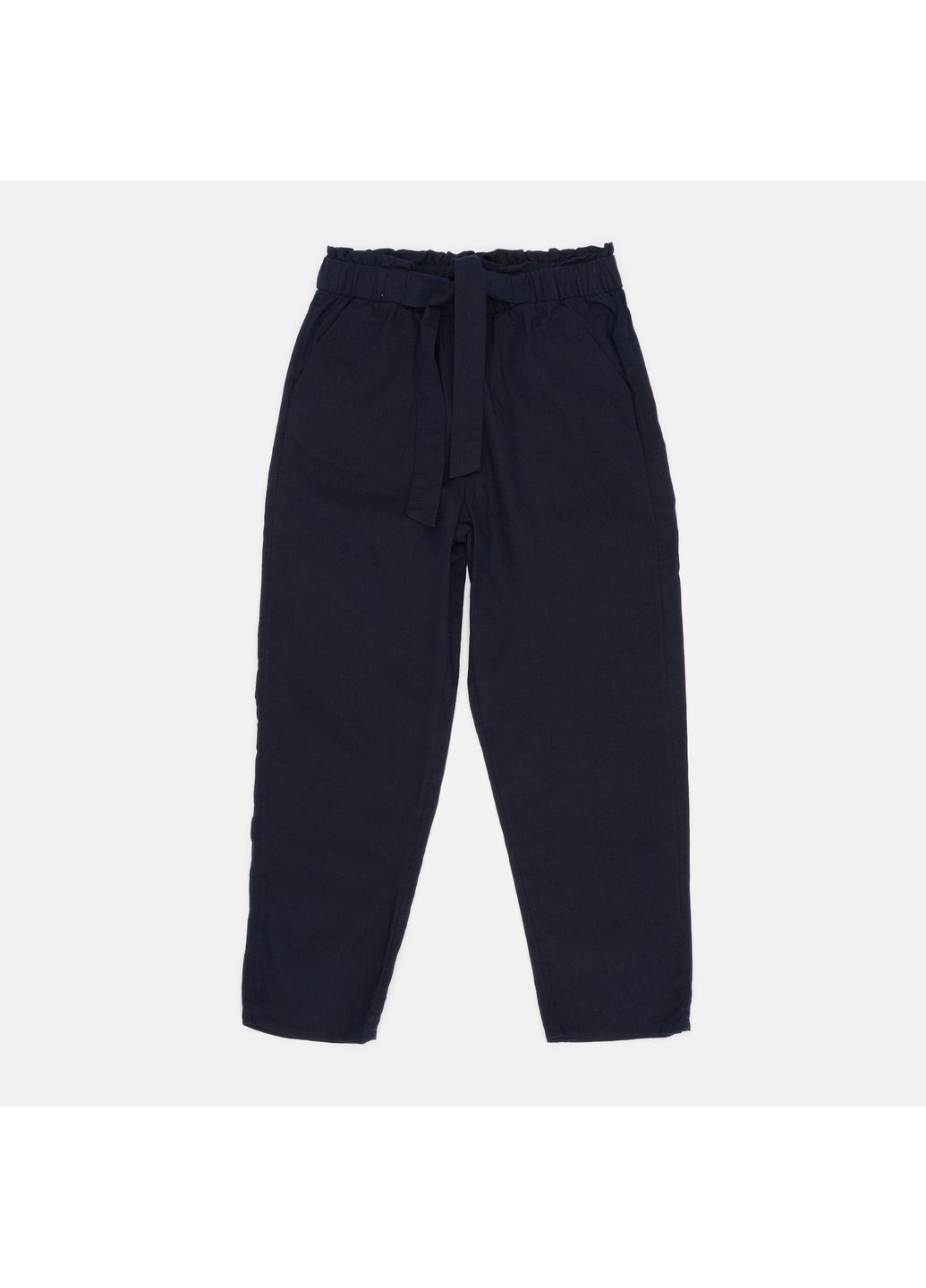 Темно-синие летние брюки H&M