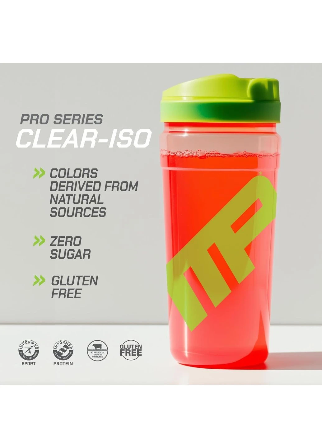 Протеїн Muscle Pharm Pro Series Clear-ISO Protein Powder Drink Mix 520 г, Cherry Slush MusclePharm (390445521)