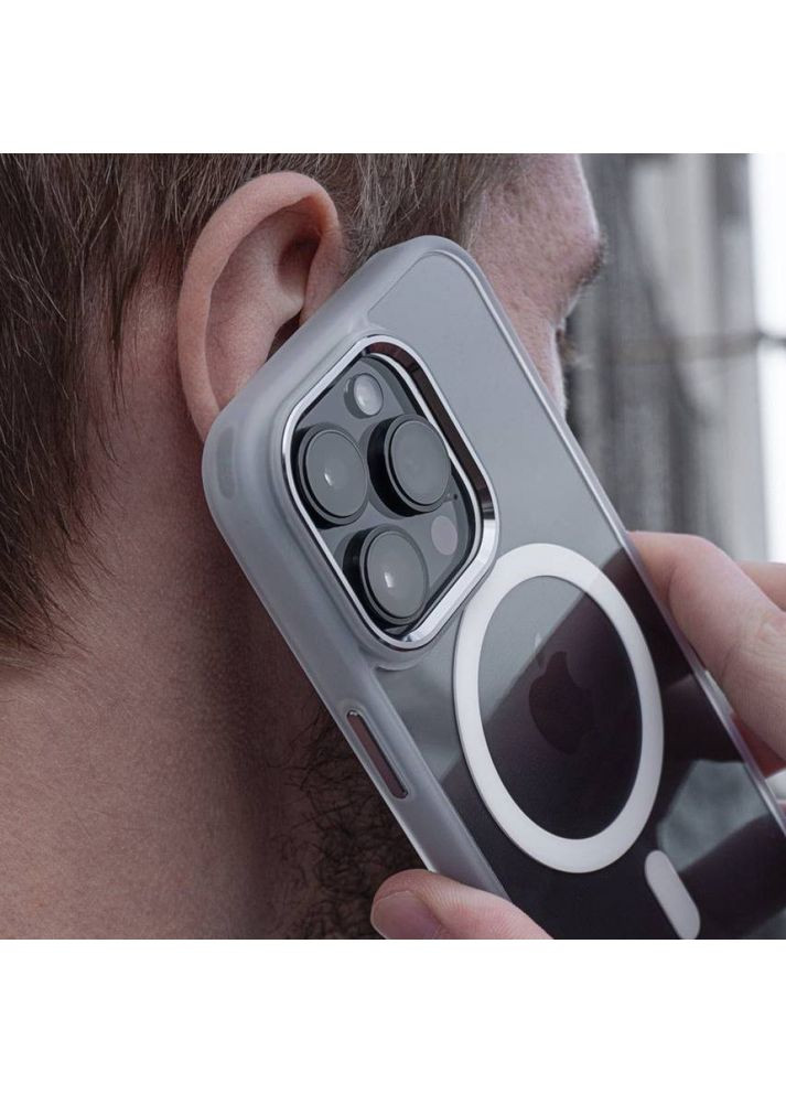 Чехол Ardor Case with Magnetic Ring pink rose Wave iPhone 15 Pro (365748792)