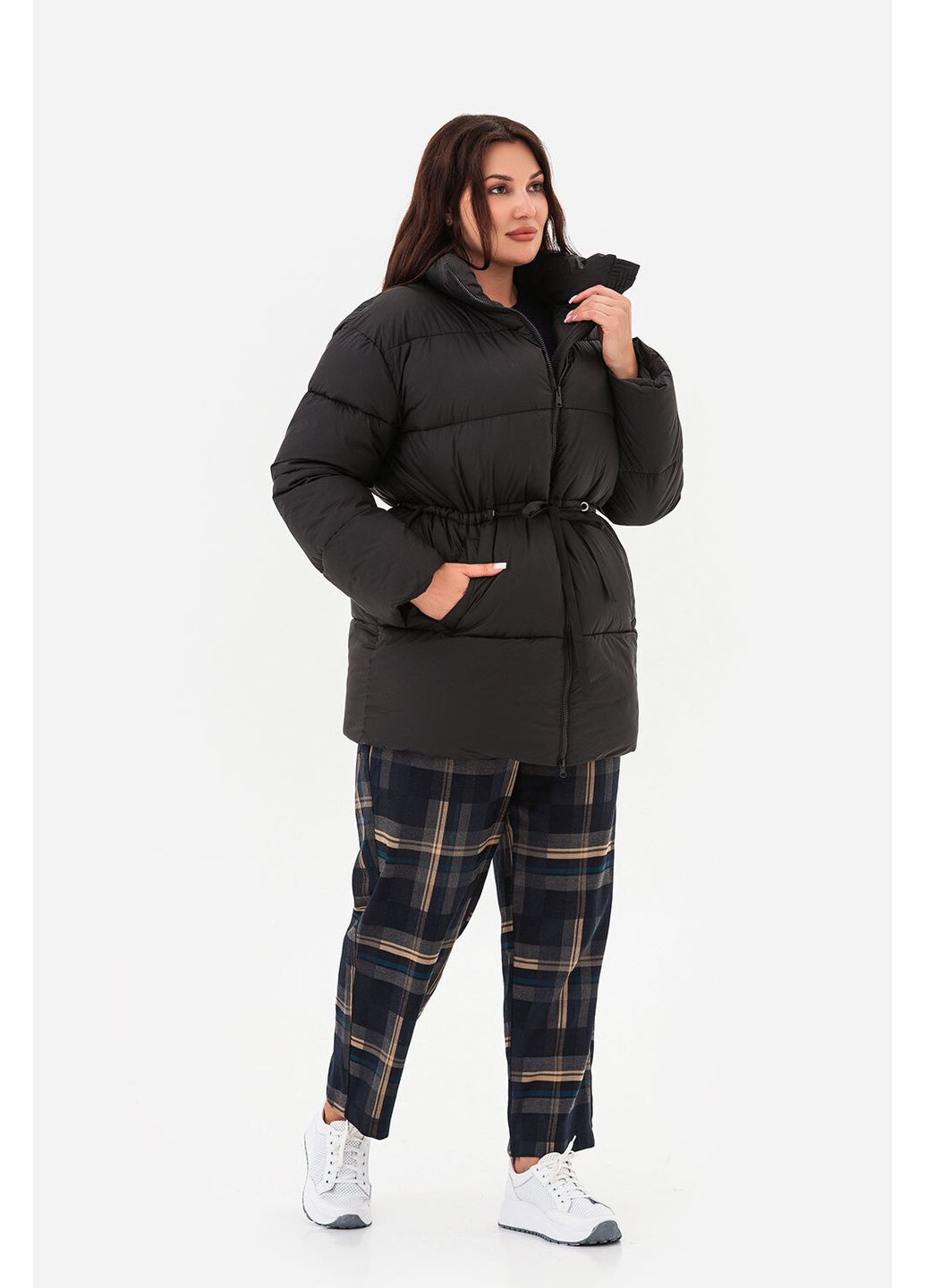 Чорна зимня куртка зимова charm чорна Garne