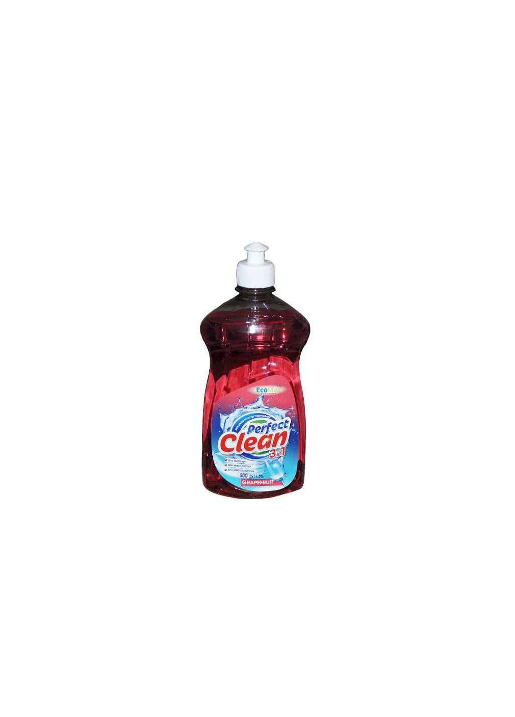 Засіб для миття посуду 500мл Perfect clean 3in1 Grapefruit ТМ EcoMax (304062317)