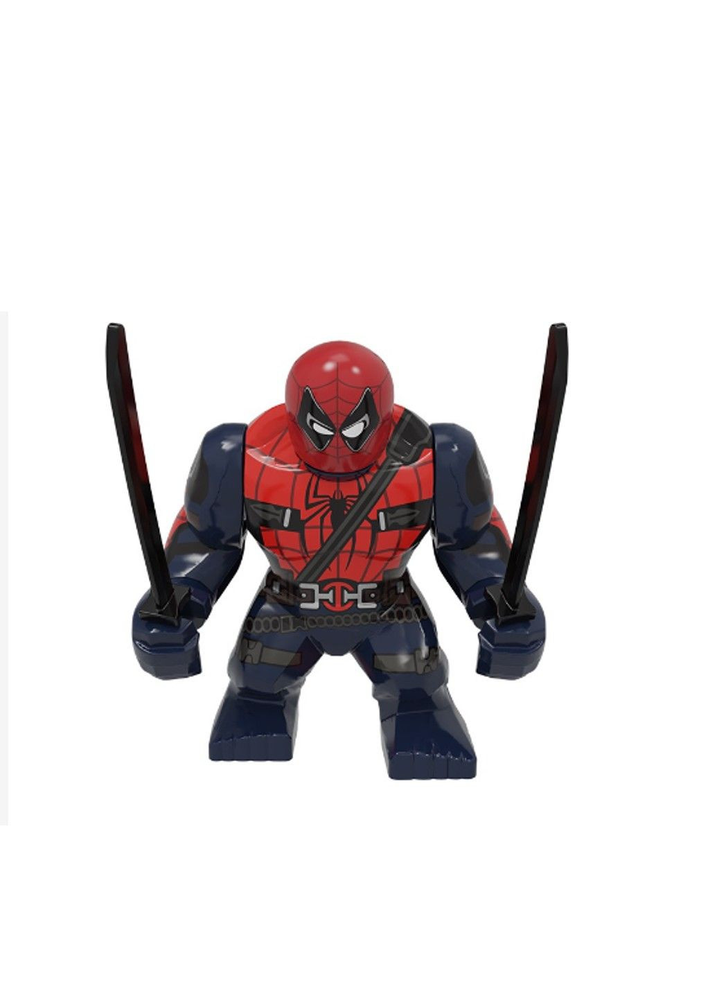 Фігурка конструктор великий Дедпул людина павук з двома мечами 7 см No Brand (331294551)