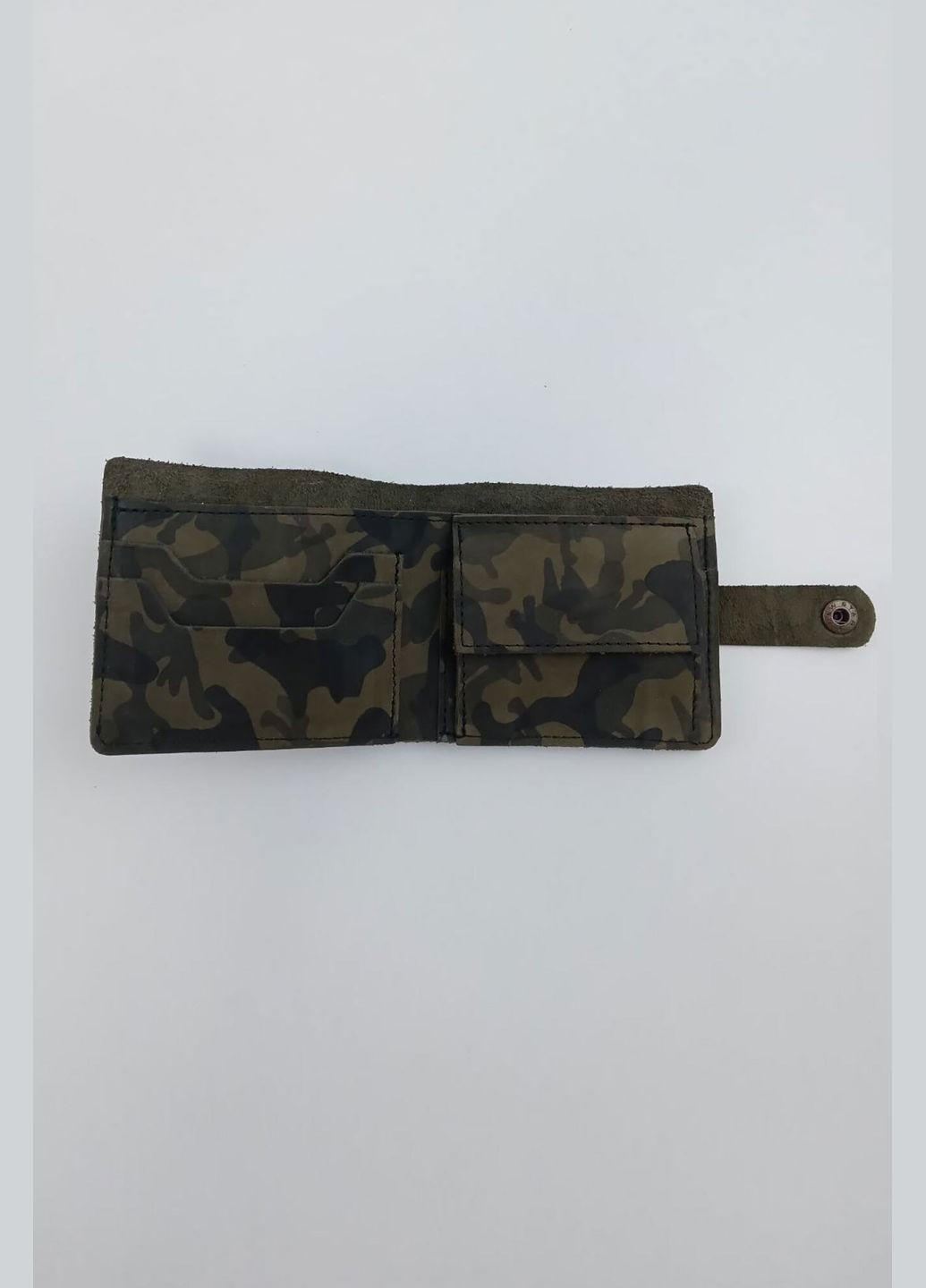 Кошелек кожаный "Крейзи" камуфляж VOLMAS (314696382)