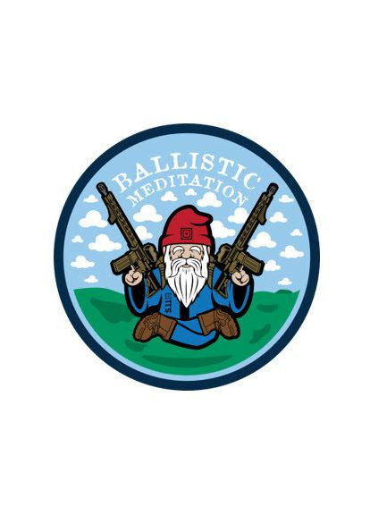 Нашивка Ballistic Meditation PatchBlue 5.11 Tactical (315877327)