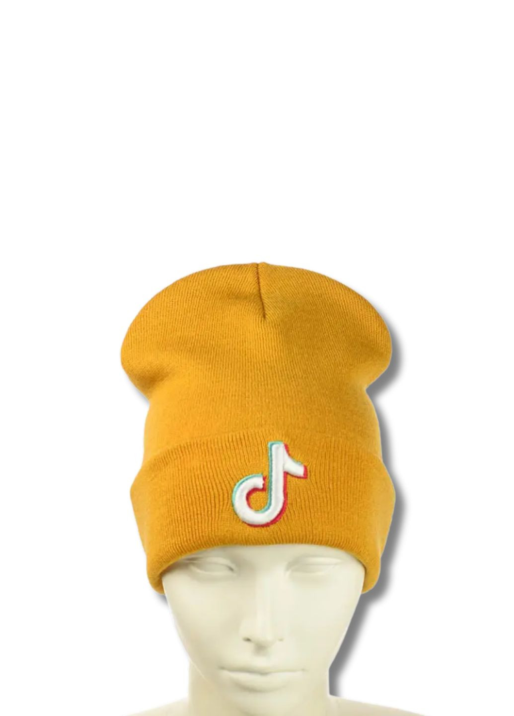 Дитяча демісезонна шапка біні ТікТок / TikTok No Brand Дитяча шапка біні з вишивкою (347146939)