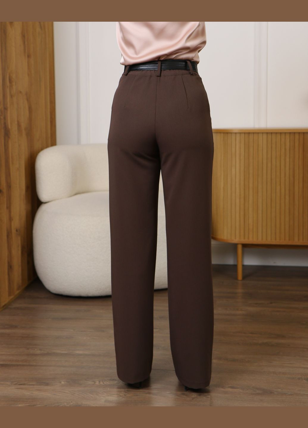 Жіночі класичні брюки 765НА чорні No Brand (321989292)