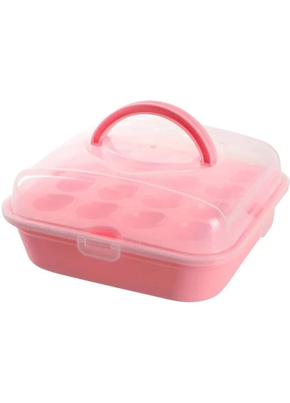 Контейнер 0049 SOFT PINK для яєць на 32 шт (0049 SOFT PINK для яєць 32 шт) Violet House (393670164)