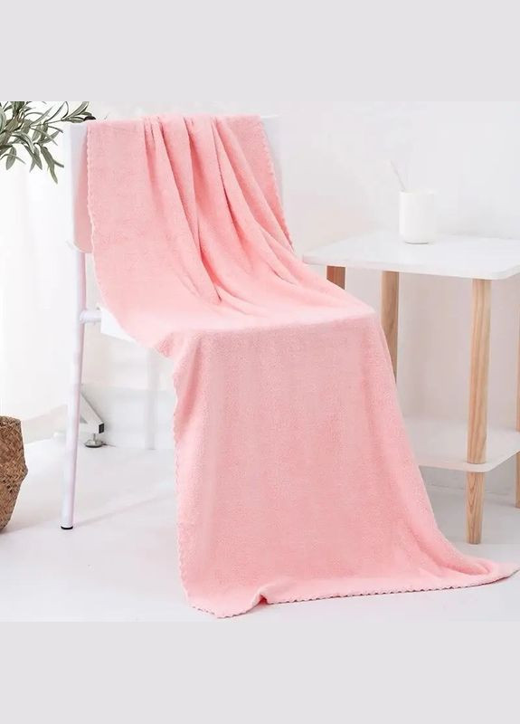 Набір рушників із мікрофібри 3шт Рожевий Home textile No Brand рожевий