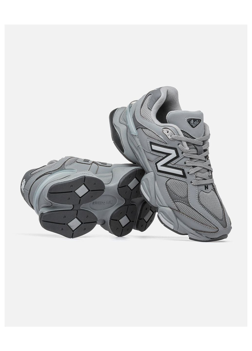 Серые демисезонные кроссовки мужские No Brand