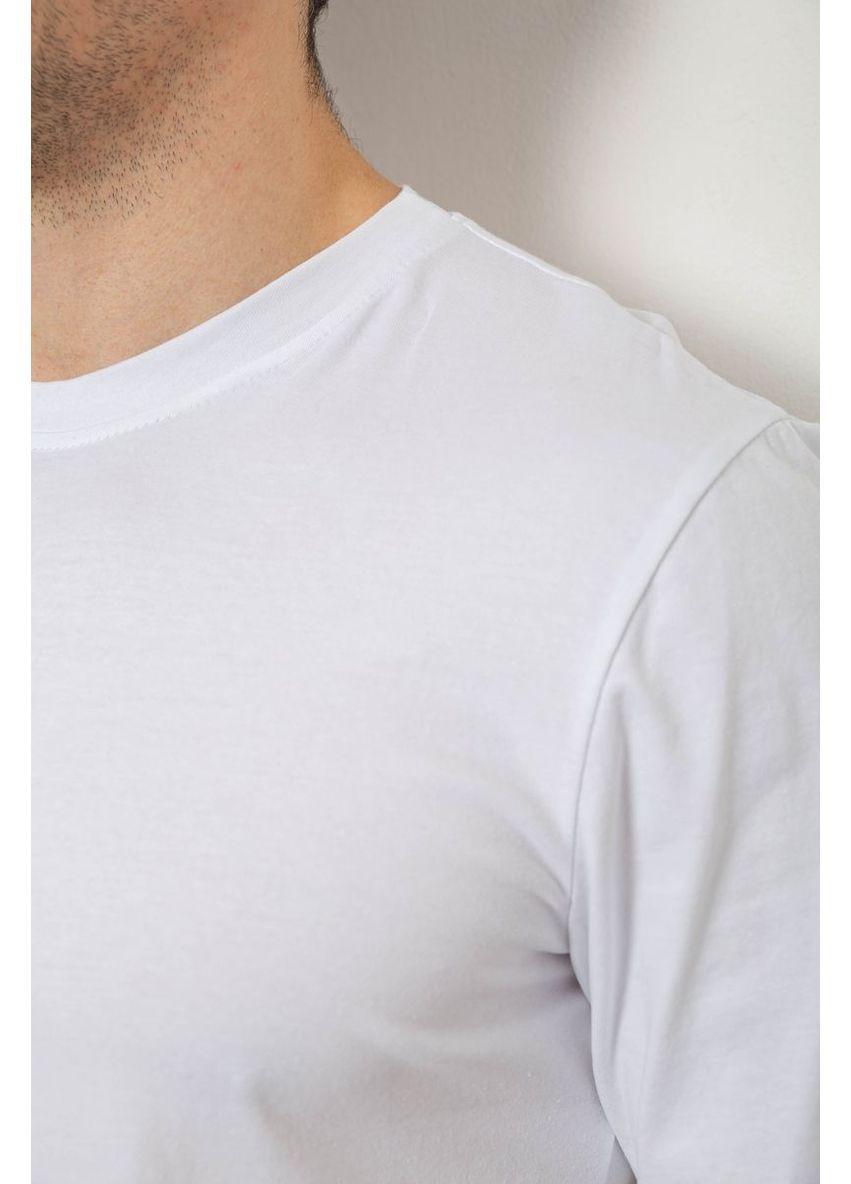 Біла футболка чоловіча однотонна, колір сірий, 238r155 Annabelle