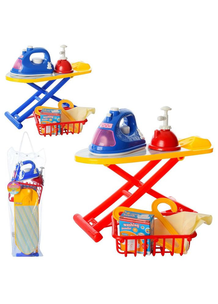 Гладильный набор с доской утюгом вешалкой корзиной Ao Xie Toys (8020) Metr+ (315797855)