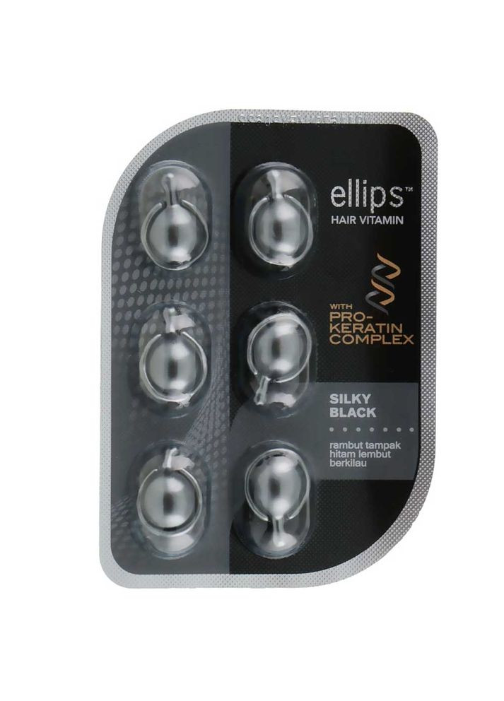 Витамины для волос Шелковая ночь Pro-Keratin, 6x1 мл Ellipse (352181245)